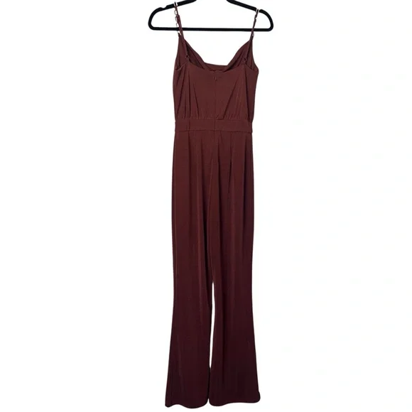 Jason Wu Emmett Cowl Neck Jumpsuit Brown Sz XS - Picture 7 of 14